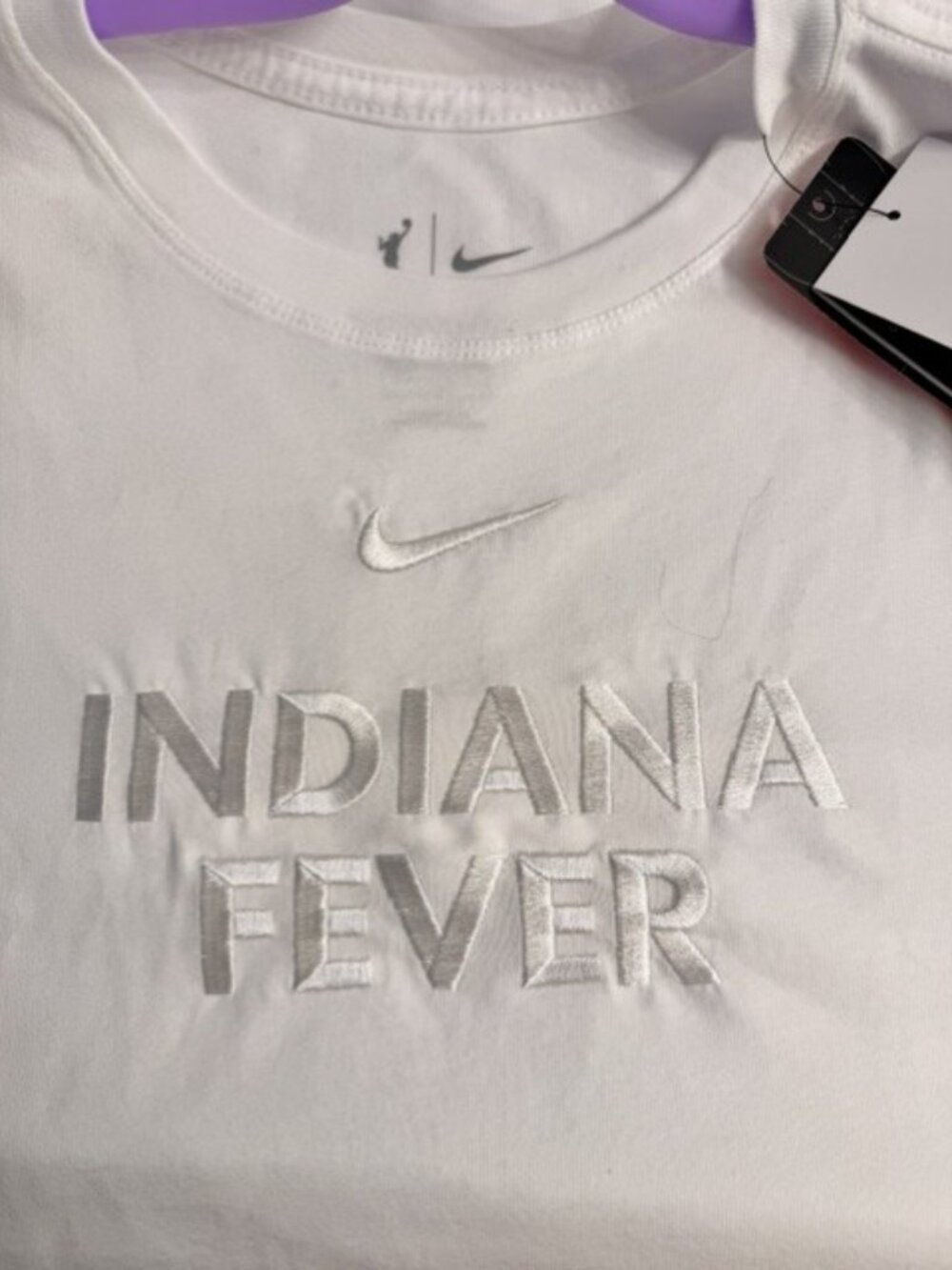 Indiana Fever-Crop Top-white NWT